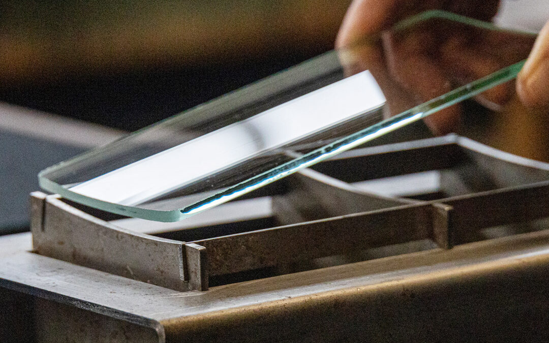 Großes Schauglas aus der Manufaktur Glasbiegerei Pfaltz